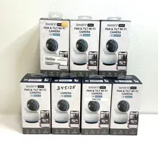 7pk. Bundle: Swann Communications EVO 2K Pan Tilt Security Camera -AS IS- SWIFI-