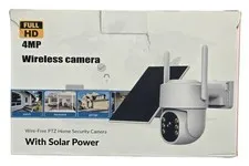 Wire-Free PTZ Home Security Camera with Solar Panel (Full HD 4MP)