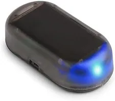 Solar Power Simulated Car Alarm LED Light Anti-Theft Warning Lights Flashing Sec