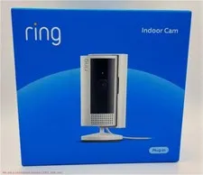 Ring 1080p Indoor Cam (2nd Gen) Security Camera - White - PLUG IN
