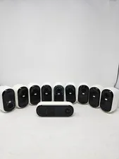 Arlo Essential Wireless Security Cameras - Lot Of 10 Cameras - Untested, As Is