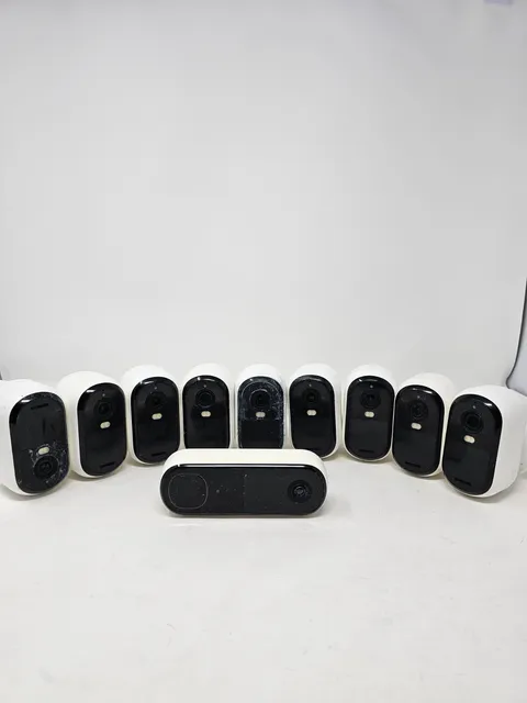 Arlo Essential Wireless Security Cameras - Lot Of 10 Cameras - Untested, As Is
