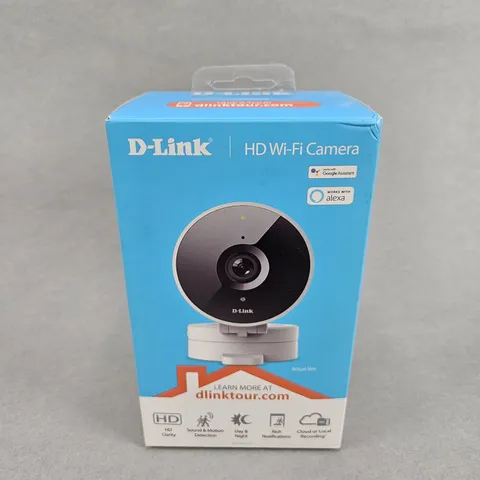 D-Link DCS-8010LH HD Wi-Fi Indoor Security Camera - White - New