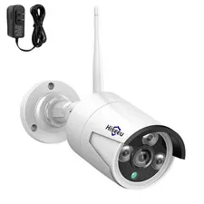 Hiseeu Add-On 5MP Wireless Wifi Security Camera One Audio Recording,65Ft IR Nigh