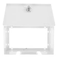 Surface Mount Electrical Box - 2-Gang Protective Outlet Lockable Box for Wall