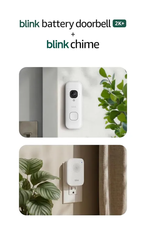 Battery Doorbell 2K+ (Newest Model) and  Chime (Newest Model) — Wireless Video D