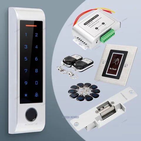 HOMSECUR IP66 APP WIFI RFID Access Control Set NC Strike Lock