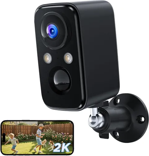 Weatherproof WiFi Security Camera with PIR Sensor - Ideal for Home Monitoring