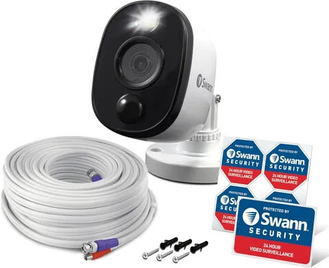 Add-On DVR Bullet Security Camera System with Sensor Spotlight, 1080P Full HD V