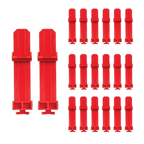On-Q AC1051-RC-20 Ratchet Clip, Red