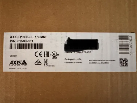 AXIS Q1808-LE 150mm Bullet Camera (02508-001) Factory Sealed