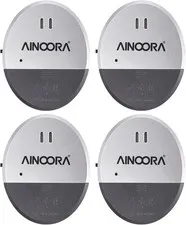 Window Alarms 4 Pack, 130dB Loud Glass Break Sensor & Vibration Alarm for Hom...