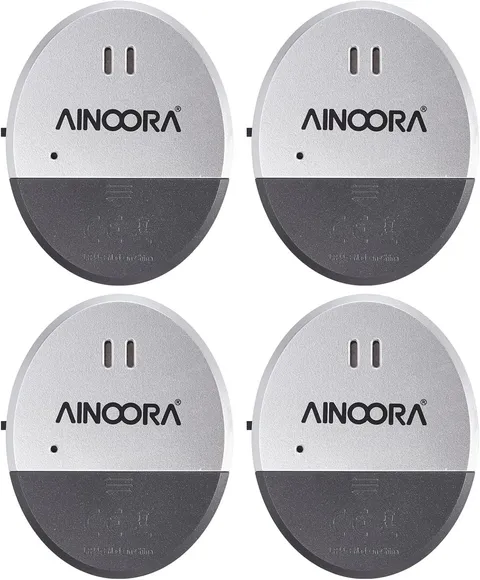 Window Alarms 4 Pack, 130dB Loud Glass Break Sensor & Vibration Alarm for Hom...