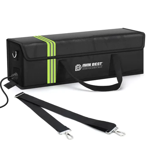 Ebike Battery Bag Fireproof, Waterproof & Explosion-proof Lipo Safe Bag for S...