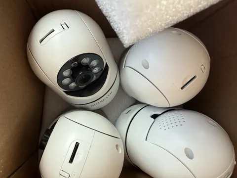 Hoteath Smart HD Camera 4-Pack White HD Wi-Fi Indoor Cams Motion/2-Way Audio