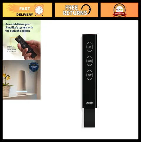 KeyFob for Home Security - Remote Arm/Disarm, Panic Button, Latest Gen Compatibl