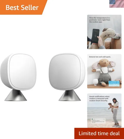 SmartSensor 2-Pack - Temperature & Occupancy Detection | Comfort, Security, E...