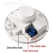 AC220V-240V SK-701 LED Microwave Radar Sensor Light Switch Body Motion Detector