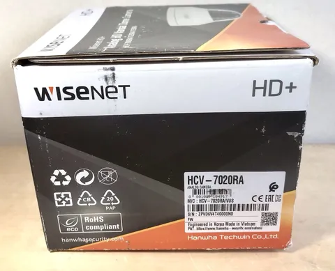WiseNet HCV-7070RA HD+ 4MP Analog IR Vandal Dome Security Camera Open Box New