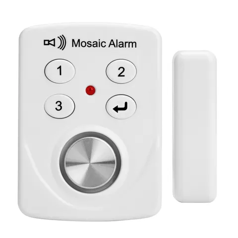 Keypad Door Alarm with Delay When Left Open 130db Window Siren Door Chime Sen...
