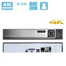 H.265 9CH Network Video Recorder 8MP HD NVR  P2P Cloud DDNS HDMI VGA 