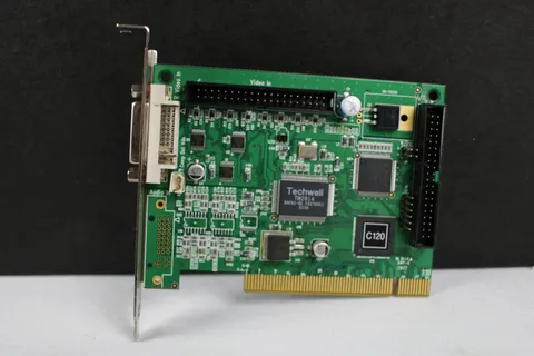 16 Channel CCTV DVR Board Capture Card Techwell TW2814 C120 Card