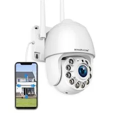 Outdoor Security Camera 1080P HD WiFi, Motion Tracking, Waterproof - 24/7