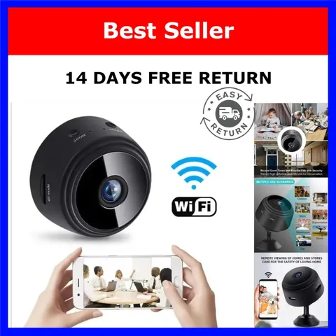 GEMODI A9 Mini WiFi Security Camera 1080p HD Indoor Monitor