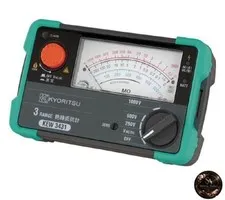 Kyoritsu Electrical Instruments KYORITSU Kewmeg 3-Range Insulation Resistance