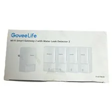 GoveeLife Wi-Fi Gateway 2 with Water Leak Detector 2 1+4 Pack H5043+H5058