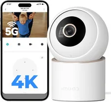 4K 8MP Security Camera Indoor, 360° View Pet/Dog/Baby Camera with Xiaomi Home Ap