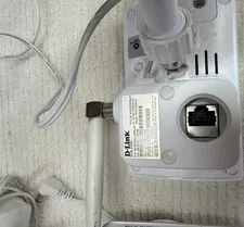 D-Link DCS-932L Indoor Wired IP Cameras Lot (4) with Power Supplies, White