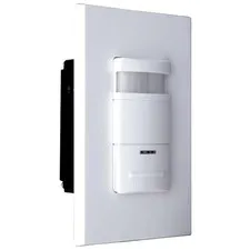 Push Button Wall Mount Occupancy Sensor Switch, 180° Field