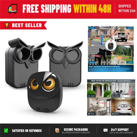 HTZSAFE Driveway Alarm Wireless Motion Sensor 1/2 Mile Range