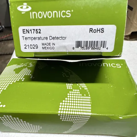 Inovonics EN1752 EchoStream Wireless Temperature Detector Sensor Indoor White