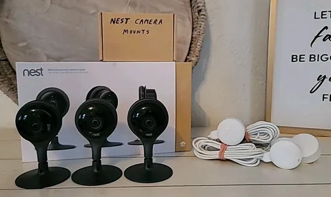 NEST Cam Indoor Smart Security Camera (3 Pack) Model NC1104US