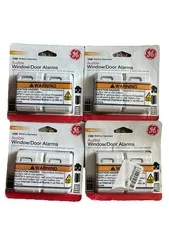 GE Indoor Audible Window & Door Alarms 8 Total Sensors (4 Packs of 2) New Sealed