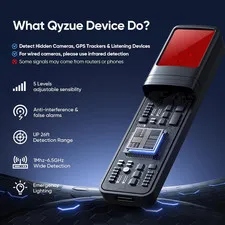 Hidden camera detector travel security tool is suitable for protecting privacy