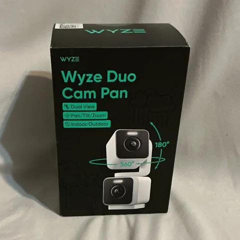Wyze Duo Cam Pan 2K Wi-Fi IP PTZ Night Vision Cameras 2-Pack White/Black