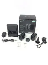 Arlo Ultra 2 Spotlight Security Camera 4K VMS5240B Black w/ 2x Cameras, SmartHub