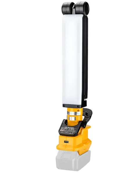 20V Light for Dewalt 20V Lithium-ion Battery, 30W 2400Lumen Flashlight with I...