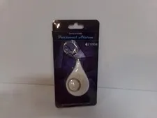 📢 SafeSound Personal Alarm📣 Keyring~White~Original Name Brand~Safe Sound~125DB