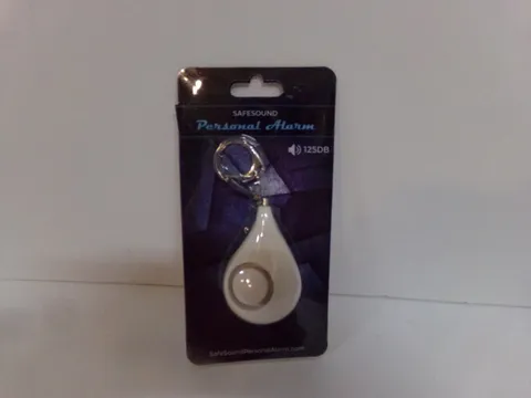 📢 SafeSound Personal Alarm📣 Keyring~White~Original Name Brand~Safe Sound~125DB