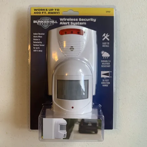 New Sealed Bunker Hill Security Wireless Security Alert System 400' Range #57937