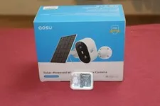 AOSU 2K Solar Camera Outdoor Wireless (SolarCam lite) w/ PNY 512GB micro SD card