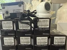 CRC IR Camera (8) Mini Eyeball Weatherproof BNC Wired Security CN501R12 Canter
