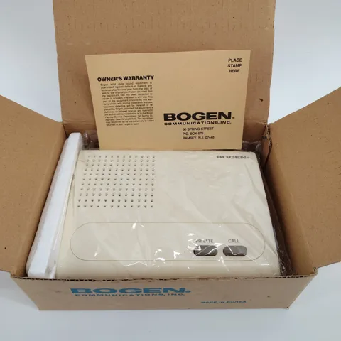 “Bogen CM-801 Vintage Wired Intercom Station Room Unit Clean Untested
