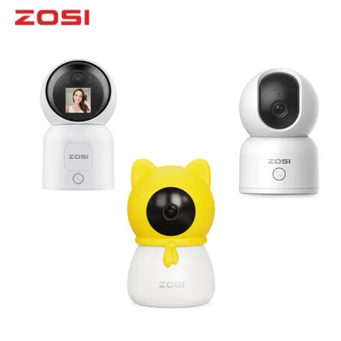ZOSI PT Security WiFi Video Home indoor Camera 3MP/4MP Remote View 2-Way Audio