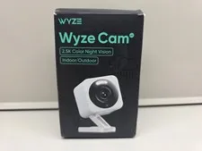Wyze Cam V4 In/Outdoor Plug-in Smart Security Camera, Wi-fi/2.5k Color Vision