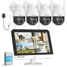 Indoor Outdoor Wireless Security Camera Night Vision 2-Way Audio Remote Monitor